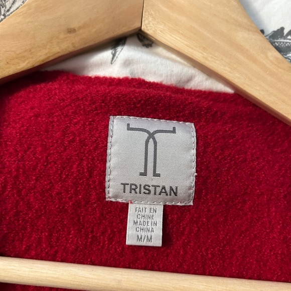 Tristan Red Peplum Blazer – Size Medium - Picture 3 of 3